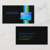 Digitale technologie. TV-Visitekaartjes Visitekaartje (Voorkant / Achterkant)