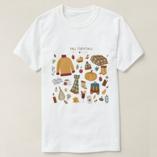 Digitale tekening herfst Essentials T-shirt