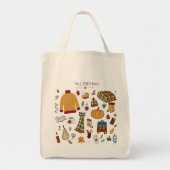 Digitale tekening herfst Essentials Tote Bag (Voorkant)