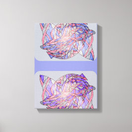 Digitale Tentakels Abstracte Moderne Kunstprint Canvas Afdruk