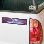 Digitale transformatie voor bedrijven bumpersticker (Op Truck)