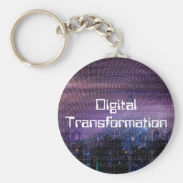 Digitale transformatie voor bedrijven sleutelhanger