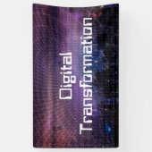 Digitale transformatie voor bedrijven spandoek (Verticaal)