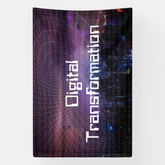 Digitale transformatie voor zakelijke banner (Verticaal)