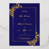 DIGITALE TROUWKAART FOLIE UITNODIGING (Voorkant)