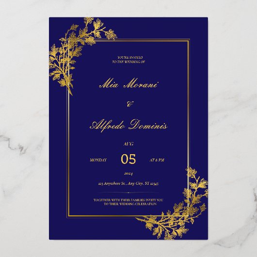 DIGITALE TROUWKAART UITNODIGING (Voorkant)