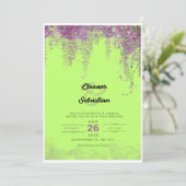 Digitale trouwuitnodiging kaart (Staand voorkant)