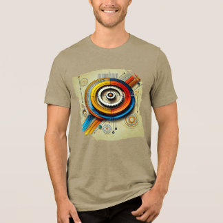 Digitale TShit - Elektrische wervelingen Tri-Blend Shirt