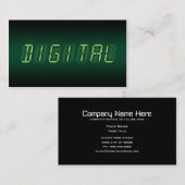 digitale uitlezing visitekaartje (Voorkant / Achterkant)