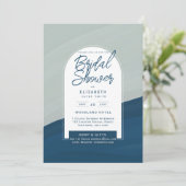 DIGITALE UITNODIGING BRUIDSSLUIER FEest Blauw Mari (Staand voorkant)