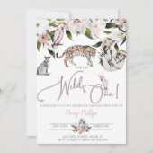 Digitale uitnodiging Oerwoud Safari Birthday Uitno (Voorkant)