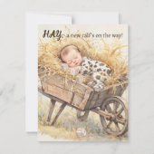 Digitale uitnodiging voor babykoe shower (Voorkant)