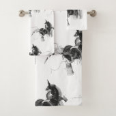 Digitale Unicorn-afbeelding - Aangepaste achtergro Bad Handdoek (Insitu)