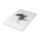 Digitale Unicorn-afbeelding - Aangepaste achtergro Badmat (Gekanteld)