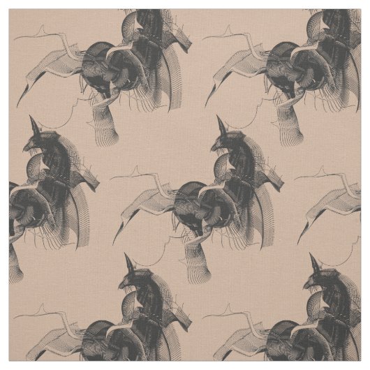 Digitale Unicorn-afbeelding - Aangepaste achtergro Stof (Swatch)