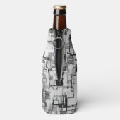 Digitale Urban Circuit Bottle Cooler (Fles Achterkant)