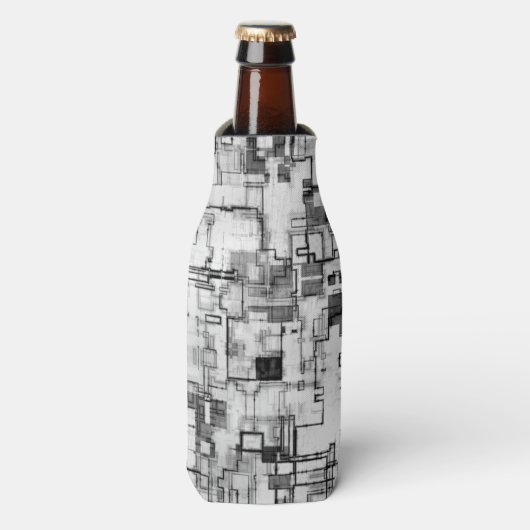 Digitale Urban Circuit Bottle Cooler (Fles Voorkant)