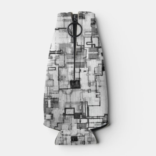 Digitale Urban Circuit Bottle Cooler (Achterkant)