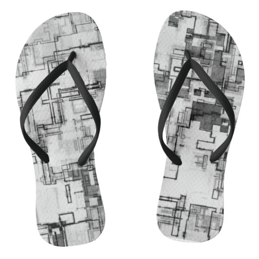 Digitale Urban Circuit Flip Flops (Voetbed)