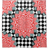 Digitale ventilator door Kenneth Yoncich Douchegordijn (Voorkant)