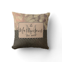 Digitale veren met Gold Stripes Monogram familie