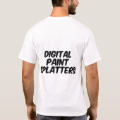 Digitale verfspetters t-shirt (Achterkant)