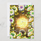 Digitale Verjaardag Diner Uitnodiging Sjabloon, Zw (Voorkant)