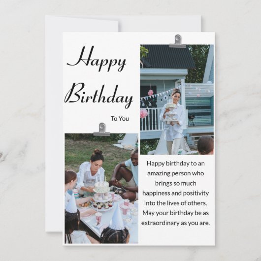 Digitale verjaardag Kaart (Voorkant)