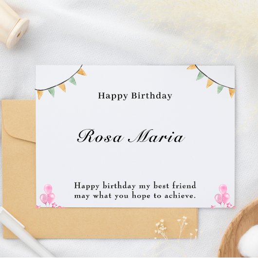 Digitale verjaardag Kaart