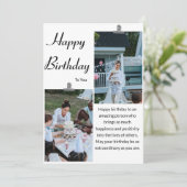 Digitale verjaardagskaart kaart (Staand voorkant)