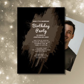 Digitale Verrassing Uitnodiging Verjaardag Zwart N