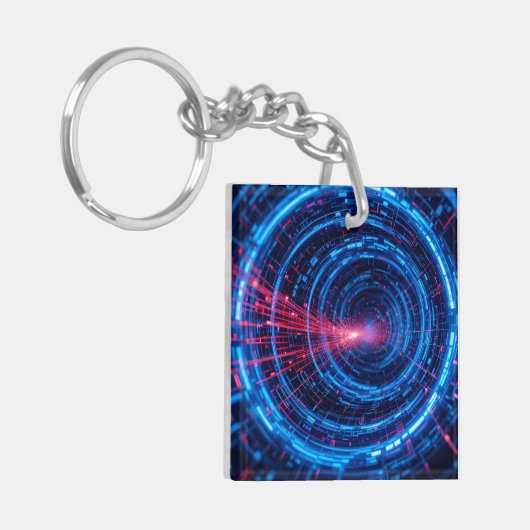 Digitale vesting: de veilige stroom sleutelhanger (Voorkant Links)