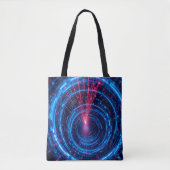 Digitale vesting: de veilige stroom tote bag (Voorkant)