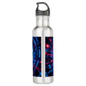 Digitale vesting: de veilige stroom waterfles  (Achterkant)