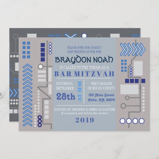 Digitale videogames Bar voor uitzendingen van Mitz Kaart (Voorkant / Achterkant)