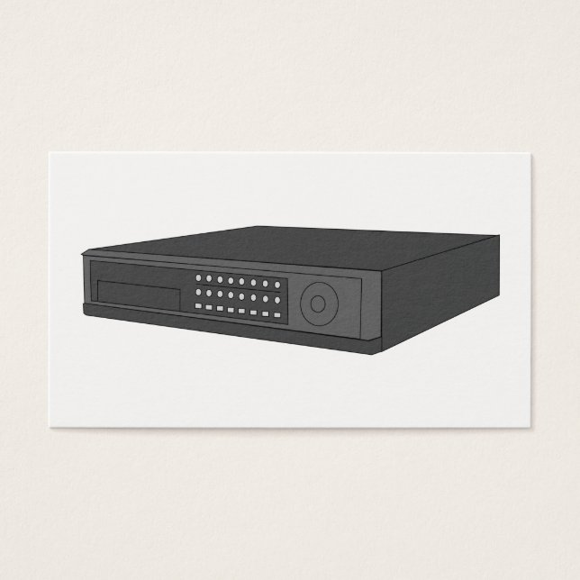 Digitale videorecorder visitekaartjes (Voorkant)