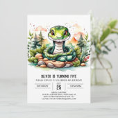 Digitale Viper Kids Verjaardag Viering Kaart (Staand voorkant)