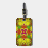 Digitale vlinder bagagelabel (Voorkant verticaal)