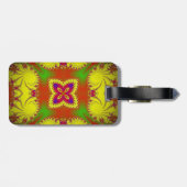 Digitale vlinder bagagelabel (Achterkant horizontaal)