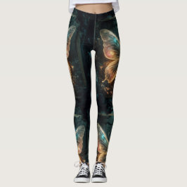 Digitale vlinder Leggings
