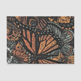 Digitale vlinder tissuepapier