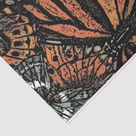 Digitale vlinder tissuepapier (Detail)