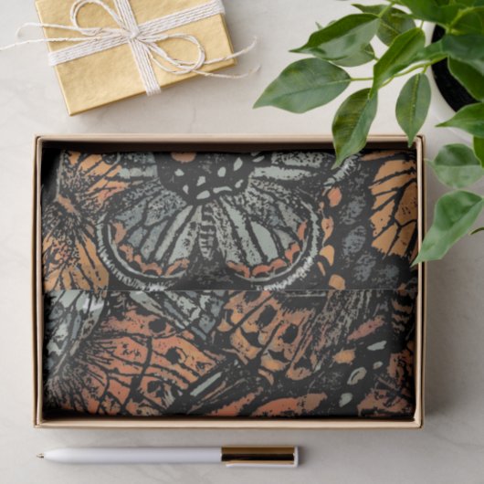 Digitale vlinder tissuepapier (Geschenk)