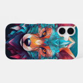 Digitale vos iPhone 16 hoesje (Achterkant horizontaal)