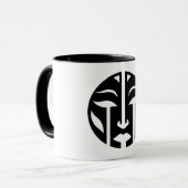 Digitale vrouw mok (Voorkant links)