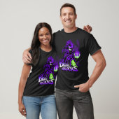 Digitale Warlock Paarse Warlock - Basic Dark T-Shi T-shirt (Unisex)