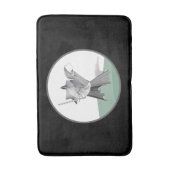 Digitale warrior - Aangepaste achtergrondkleur Badmat (Voorkant Verticaal)
