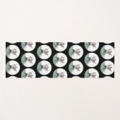 Digitale warrior - Aangepaste achtergrondkleur Yogamat (Voorkant (horizontaal))