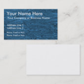 DIGITALE WATER VISITEKAARTJE (Voorkant / Achterkant)