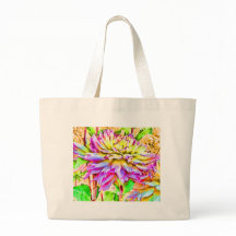 Digitale Waterverf Dahlia Gift